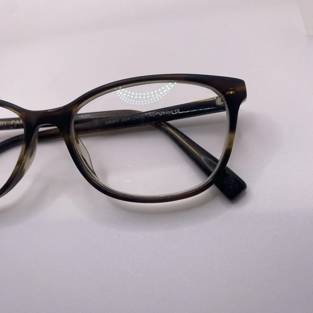 Warby Parker Eyeglasses FRAME ONLY Daisy 234 54-17-142 Brown Tortoise 832